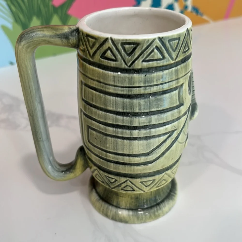 Vintage Face Ceramic Tiki Mug Westwood Japan - Picture 3 of 4